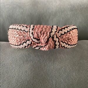 Pretty in Pink Thick Woven Headband